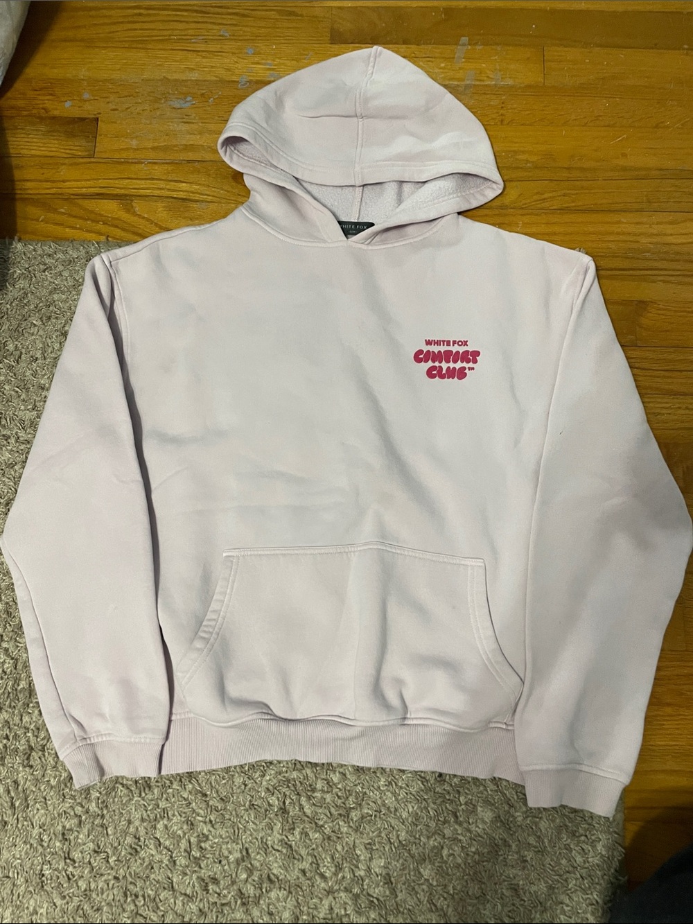 Comfort Club Hooded Sweatshirt - Light Pink